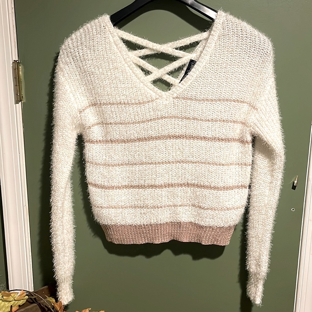 Brand New; with tags! Soft crop top sweater
